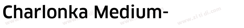 Charlonka Medium字体转换